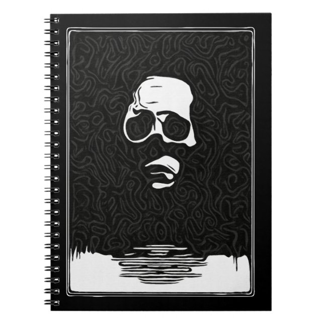 Den dystra resan anteckningsbok (Framsidan)