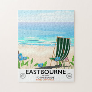 Den Eastbourne stranden östliga Sussex reser Pussel