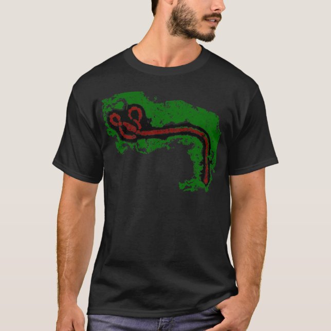 Den Ebola viruset T Shirt (Framsida)