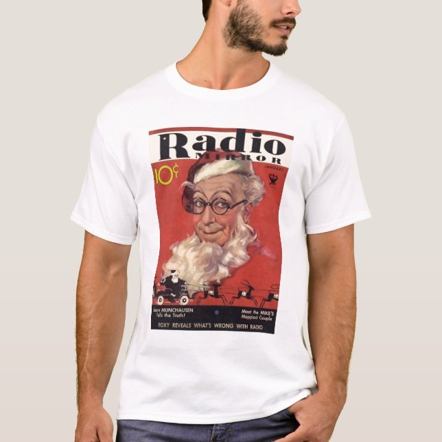 Den Ed Wynn Santa tidskriften täcker T-tröja Tee Shirt (Framsida)