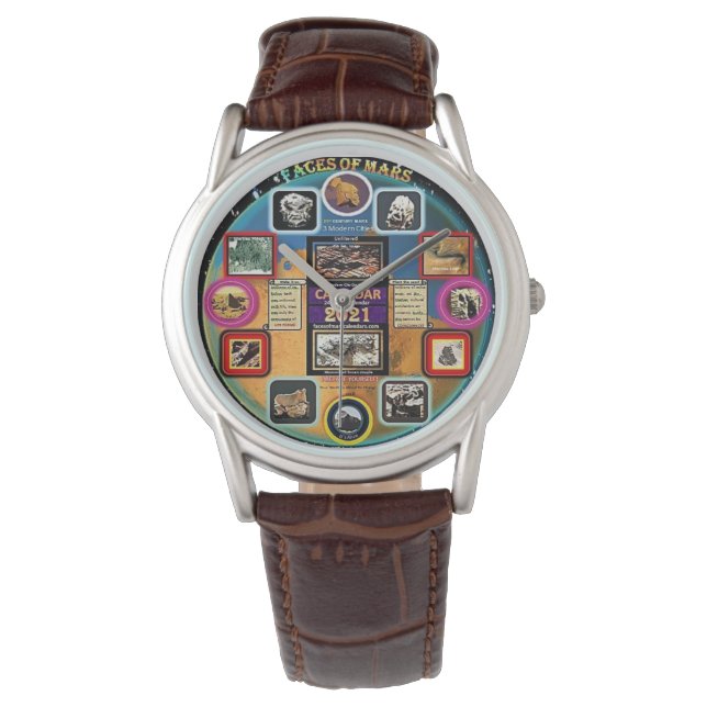Den efterlängtade Ansiktet av Mars-handleden och f Armbandsur (Framsida)