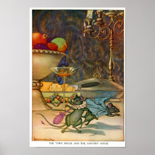 Den egna musen och Land musen Poster