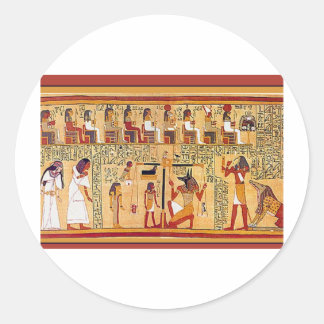 Den egyptiska Bok av det döda. Runt Klistermärke