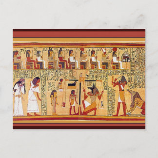 Den egyptiska Bok av det döda. Vykort
