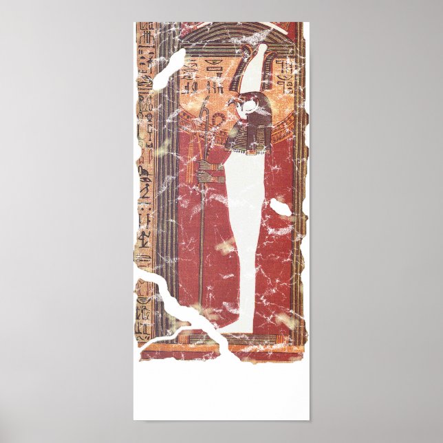 Den egyptiska Bok i Dad - Horus Poster (Framsidan)