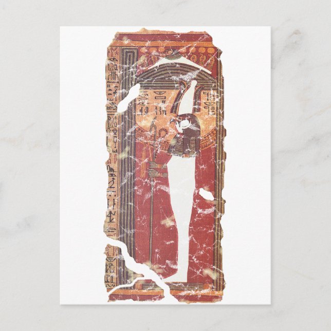 Den egyptiska Bok i Dad - Horus Vykort (Framsida)