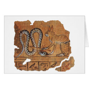 Den egyptiska Bok i den döda raka &Apophis Hälsningskort