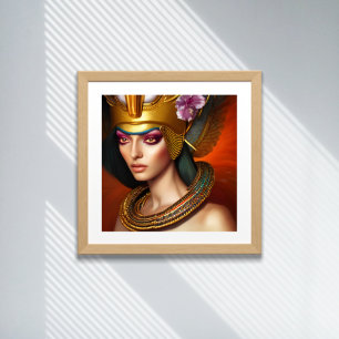 Den egyptiska drottningen Fantasy Art Poster