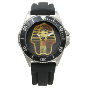 Den egyptiska guldtutankhamunmasken armbandsur