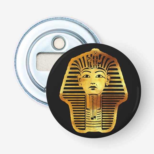 Den egyptiska guldtutankhamunmasken flasköppnare (Framsidan)
