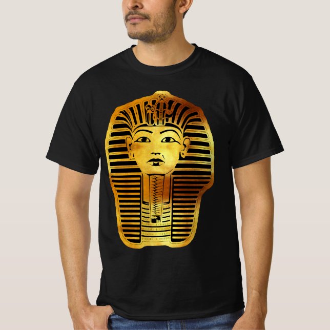 Den egyptiska guldtutankhamunmasken t shirt (Framsida)