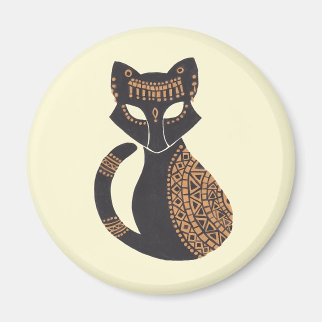 Den egyptiska katten magnet (Framsidan)