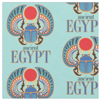 Den egyptiska skarabskalan. Ancient Egypten Tyg