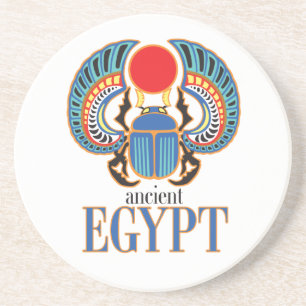 Den egyptiska skarabskalan. Ancient Egypten Underlägg