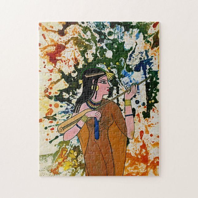 Den egyptiska tjuserskan av Michael Moffa Pussel (Vertikal)