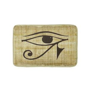 Den egyptiske Öga av Horus på Faux Papyrus Badrumsmatta