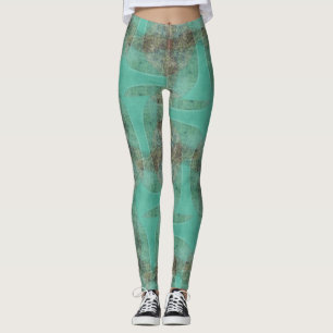 Den ekologiska Grönten Robot Leggings ★ Psydefx Aa