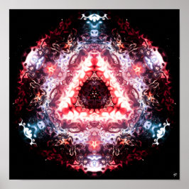 Den ekologiska rymdportalen v1 - mönster pareidoli poster