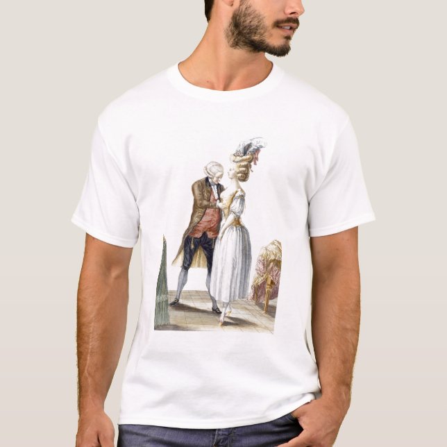 Den eleganta damen på ett passande med henne tröja (Framsida)