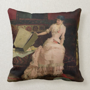 Den Eleganta Konnässören, 1883 (olja på duk) Kudde
