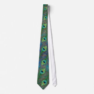 Den eleganta påfågeln befjädrar grungy ties slips