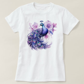 Den Eleganta Påfågeln T Shirt