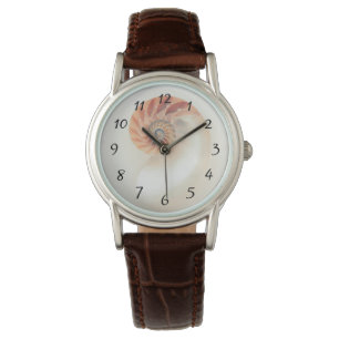 Den eleganta snäckan numrerar armbandsur