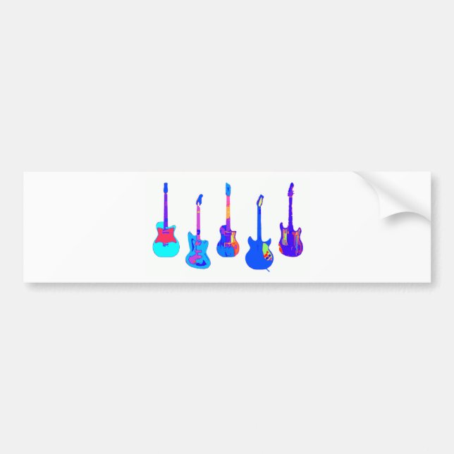 DEN ELEKTRIFIERADE GITARREN BILDEKAL (Framsidan)