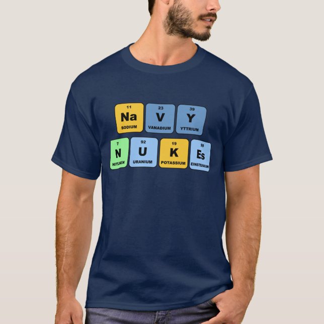 Den elementära marinen Nukes T-shirt (Framsida)