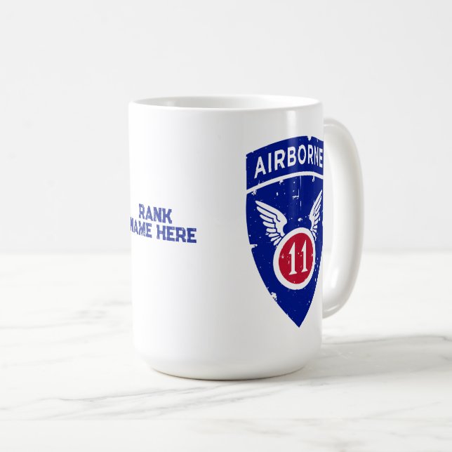Den elfte flygburna divisionen "Arktiska Änglar",  Kaffemugg (Framsida höger)