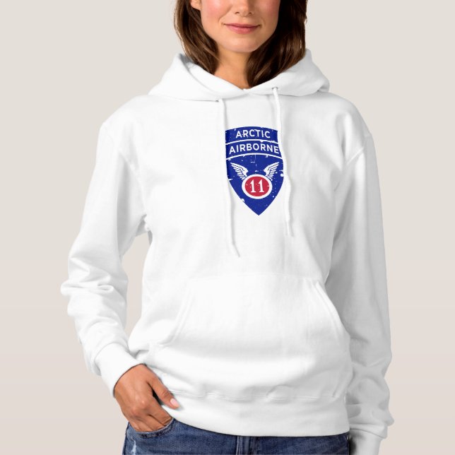 Den elfte flygburna divisionen "Arktiska Änglar",  T Shirt (Framsida)