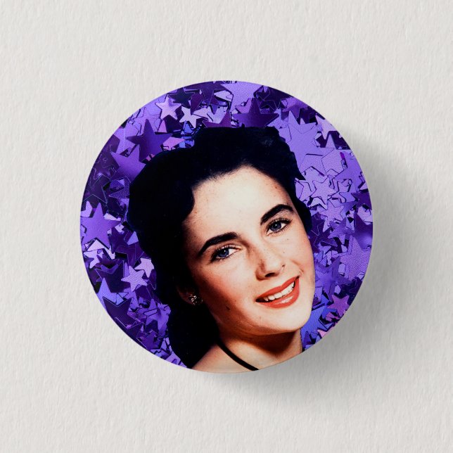 Den Elizabeth Taylor nympheten knäppas Knapp (Framsida)