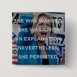 Den Elizabeth warrenen ändå framhärdade hon emblem Knapp