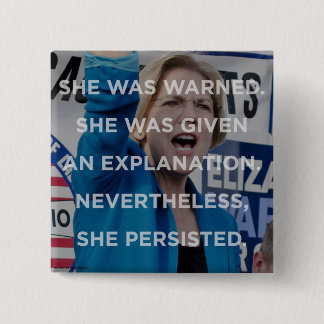 Den Elizabeth warrenen ändå framhärdade hon emblem Knapp