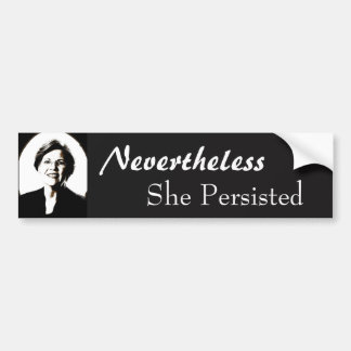 Den Elizabeth warrenen ändå framhärdade hon sticke Bildekal