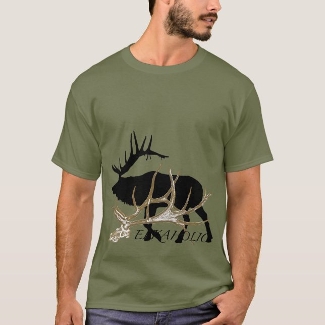 Den Elkaholic sidan beskådar T Shirt (Framsida)