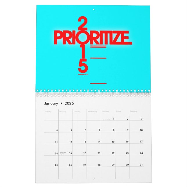 Den Embiggen kalendern 2015 Kalender (Jan 2026)