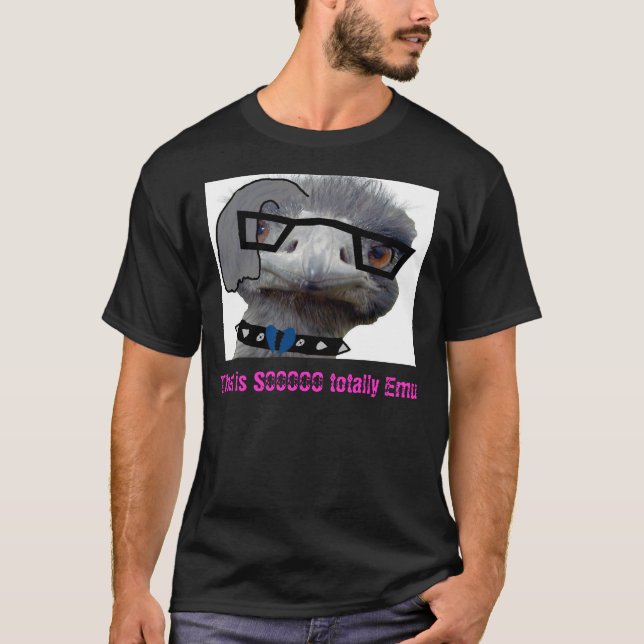 Den Emo emuen T-shirt (Framsida)