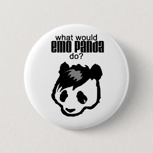 Den Emo pandaen knäppas Knapp