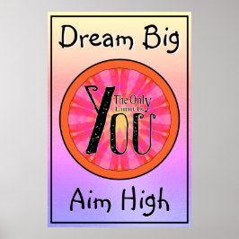 Den enda begränsningen är att du Anpassningsbar te Poster