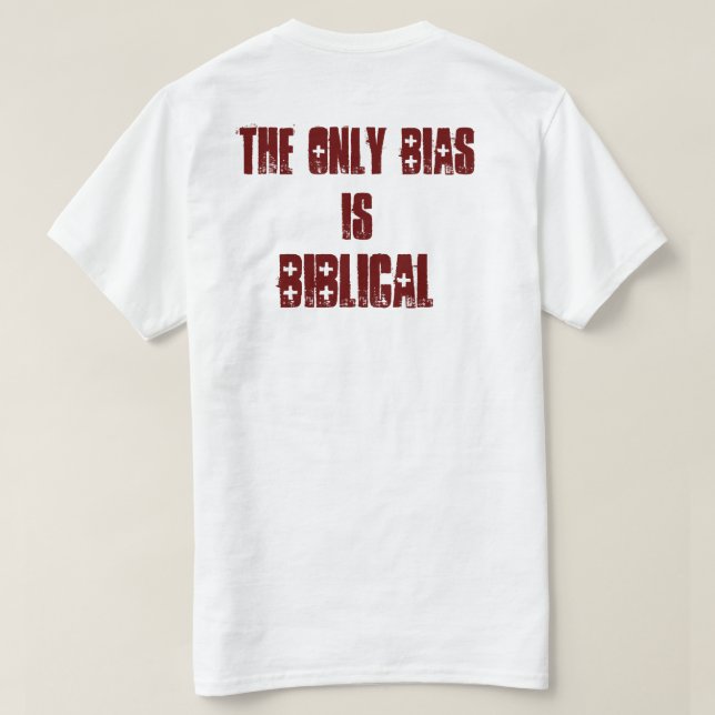 "Den enda Bias" utslagsplatsen Tröja (Design baksida)