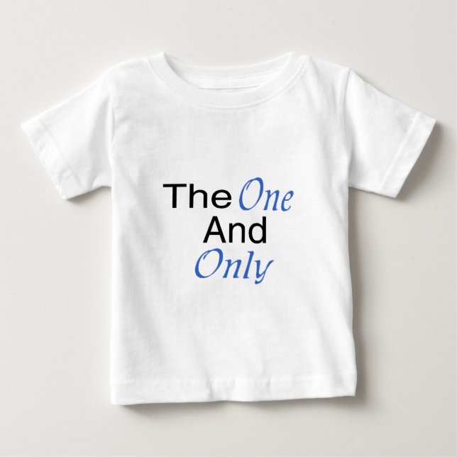 Den enda (blå) t shirt (Framsida)