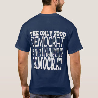 DEN ENDA DEMOKRATISKA BRAN T SHIRT