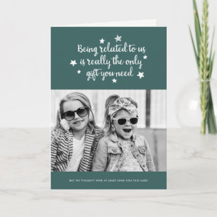 Den enda gåva du behöver   Helgdag kort   Grönt