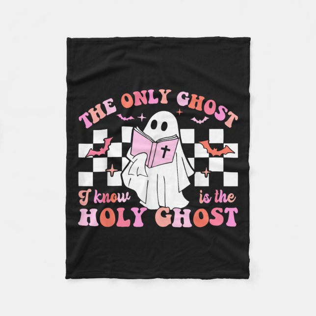 Den enda Ghost jag känner är Heligan Ghost Christi Fleecefilt (Framsidan)