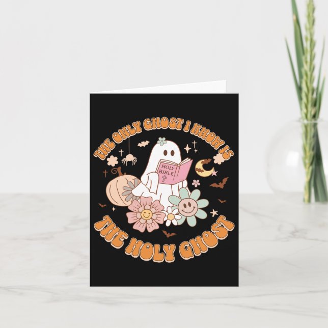 Den enda Ghost jag känner är Heligan Ghost Funny H Kort (Framsida)