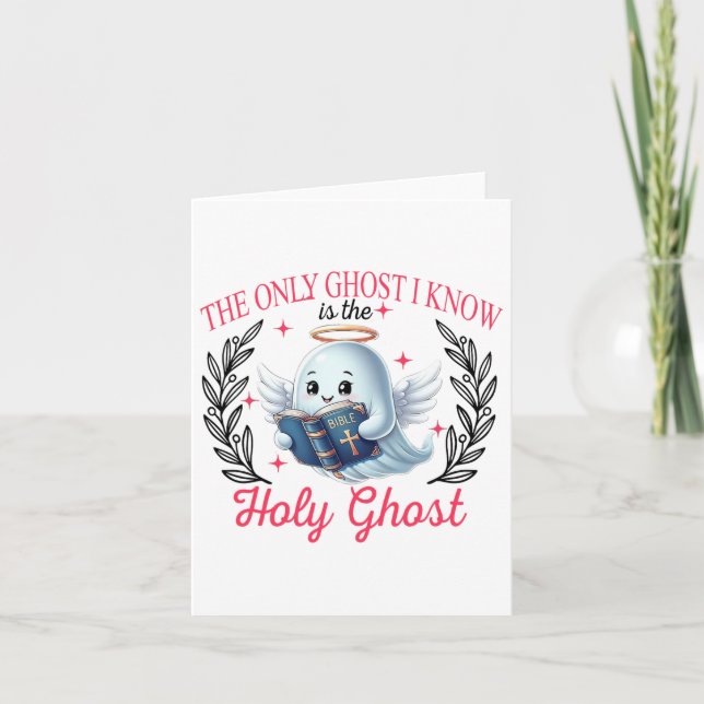 Den enda Ghost jag känner är Heligan Ghost Kort (Framsida)