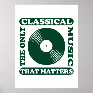 Den enda klassiska musik poster