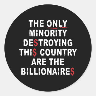 Den enda minoritet som ödelägger Land är de Runt Klistermärke