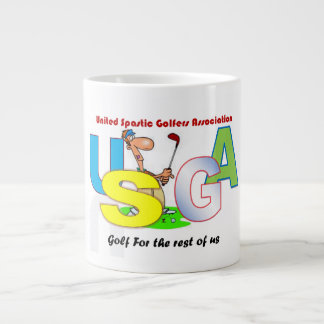 Den enda och den enda spastiska Golfers träningshj Jumbo Mugg
